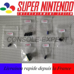 Kondensaatorite komplekt Super Nintendo Snes PAL SNSP-CPU-01 ja SNSP-CPU-02 must