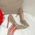 Mood K&otilde;rged Kontsad Naised Litrid &Otilde;huke Stiletto Bankett Pulmakingad 2024 Uus S&uuml;gis / Talv Seksikad Terava Ninaga Daamide Peokingad 34 &scaron;ampanjav&auml;rvi