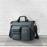 Oxfordi Crossbody kott Multifunktsionaalne &otilde;lakott &auml;rireisideks, vabaajakasutuseks, stiilne s&uuml;learvuti portfell reguleeritava rihmaga 38cm*11cm*30cm hall v&auml;rv
