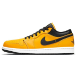 Air Jordan 1 Low University Gold Must Meeste tossud Valge 553558-700 44