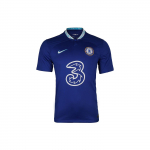 Nike 2022-23 Chelsea Nr. 3 Koduvormi L&uuml;hikeste Varrukatega S&auml;rk Digitaalse Logoga Meeste Topid Sinine DM1839-496 L
