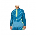 Nike Dri-FIT Sport Clash Kapuutsiga poollukuga pusa Jakk Meeste &Uuml;ler&otilde;ivad Sinine DD1724-476 L