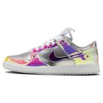 Nike Dunk Low SE Be True to Your DNA - H&otilde;bedased Unisex tossud Metallik-h&otilde;be Valge Mitmev&auml;rvilised FN8882-001 42.5 gray