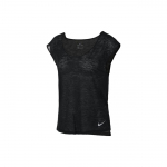 Nike &uuml;hev&auml;rviline jooksu-vabaaja l&uuml;hikeste varrukatega T-s&auml;rk naistele must 831785-010 L