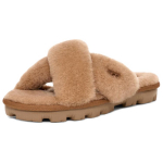 UGG Fluff Moodsad Mugavad &Uuml;hev&auml;rvilised Libisemiskindlad Klapid Naiste sandaalid Pruun 1107955-CHE 36