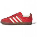 adidas Gazelle Indoor Punase Triibulise Satiini Naiste Tennised Better-Scarlet Cream-White JS1411 38⅔