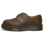 dr. Martens 1461 Bex seeria nahast Crazy Horse 3-auguline madala &uuml;laosaga paksu tallaga kingad Unisex kingad Tume-pruun 27899201 43