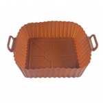 &Otilde;hufrit&uuml;&uuml;ri vooderdised Silikoonist k&uuml;psetusplaat Korduvkasutatav &otilde;hufrit&uuml;&uuml;ri korv &Otilde;hufrit&uuml;&uuml;ri k&uuml;psetusmatt Mittenakkuv pitsapann Ahi K&ouml;&ouml;gitarvikud pruun