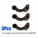 3x mootori jahutusvedeliku &uuml;mbers&otilde;idutorud 68211200AC RAM 1500 Jeep Grand Cherokee 14-19 jaoks