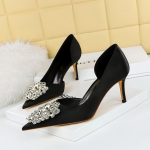 Moodsad kividest kassikontsad Naiste pumbad Elegantne luksuslik banketikingad Terava kontsaga k&otilde;rged kontsad Daami stilettod 7 cm 10,5 cm kontsaga kingad 34