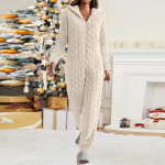 Naiste mood &uuml;hev&auml;rviline kodur&otilde;ivas pl&uuml;&uuml;sist mugav &uuml;hes t&uuml;kis pidžaama S beež