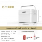 Auto Mini K&uuml;lmkapp Suure Mahutavusega Auto Kodu Kaheotstarbeline Kaasaskantav S&uuml;gavk&uuml;lmik &Uuml;hiselamu &Uuml;he Inimese Jahutus K&uuml;lmkapp