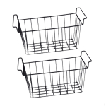 2 tk s&uuml;gavk&uuml;lmiku terasest traatkorvi k&uuml;lmkapi korv praktiline 47.5x24.5x20cm
