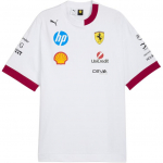 Puma X Ferrari Scuderia Moodne Mugav Pehme L&uuml;hikeste Varrukatega T-s&auml;rk Meeste Topid Valge 71357102 XL