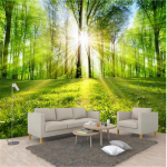 Metsap&auml;ikeseline tapeet Loodusmaastik Seinamaal Elutuba Magamistuba TV-diivani taust Seinamaal seina paber 200 cm(W) x 140 cm(H)