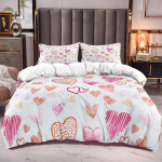 S&uuml;damekujuline voodipesukomplekt Lihtne ruuduline tekikott 200x200 Padjap&uuml;&uuml;r &Uuml;hekohaline Kahekohaline Queen King Skandinaavia Paari Voodikate Voodipesu 70x133cm 2pcs