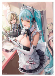 Ichiban Kuji V&otilde;idujumalanna: NIKKE 3. PEAT&Uuml;KK H Auhind L&auml;bipaistev Plakat [Neiu Priberty & Ade & Cocoa & Soda] (PERFEKTNE MAID)]