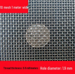 304 roostevaba terasega kootud v&otilde;rk, 6-500 silma, t&ouml;&ouml;stuslik paksendatud metalltraadist filter.
