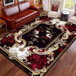 Punane Retro Suure Pinnaga Vaibad Elutuba Euroopa Kaunistus Kodu Diivani Piirkonna Vaip Suurep&auml;rane Magamistuba Libisemisvastane P&otilde;randamatt Pestav 160*230cm