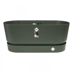 ELHO R&otilde;dukast ratastega Greenville Terrasse 80 - P 35 x L 78 x K 33,5 cm - Leheroheline leht/roheline