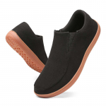 mood Fujeak meeste vabaajajalatsid suures suuruses klassikalised libisemiskindlad laiad tossud 2024 meeste vulakniseeritud jalan&otilde;ud meestele Barefoot kingad 40 must