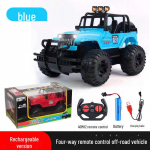 Laste maastikul kaugjuhtimispuldiga Jeep m&auml;nguauto Rechargeable battery