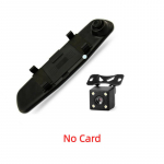 K&otilde;rglahutusega 1080P kriipsukaamera, kahe objektiiviga videosalvesti koos radaridetektoriga Dual Cameras No Card