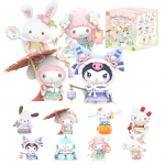 TOP TOY Sanrio Neliikuvad kost&uuml;&uuml;mid Nelja aastaaja seeria Gachapon Pimekast Figuur Pehme vin&uuml;&uuml;l PVC Kingitus S&uuml;nnip&auml;evakingitus Kitty Kuromi Cinnamoroll My