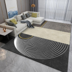 Smaragdiroheline Kuldne Raam Elutuba Magamistuba Vaip Suur Suurus Minimalistlik Disain Libisemisvastane Vaip Kodu Dekooriks 120x160cm