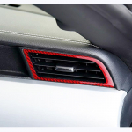 Ford Mustang 2015-2018 &Otilde;hutusava dekoratiivraam P&auml;ris s&uuml;sinikkiust kleebis &Otilde;hutusava raam Mustang Sisekujundus door AC outlet A