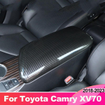 Toyota Camry 70 XV70 2018 2022 2023 h&uuml;briidauto keskkonsooli k&auml;etoe karbi kaitsekatte sisetarvikute jaoks Wood Grain