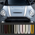 Auto mootori kapoti kapoti kleebised triibud kleebised Decor For Mini Cooper S JCW R55 R56 R60 R61 F54 F55 F56 F60 Countryman 1