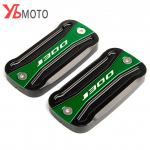 Motorcycle Accessories Fits For KAWASAKI J300 J 300 2014- 2015 2016 2017 2018 Aluminum Brake fluid reservoir cap covers only a piece green