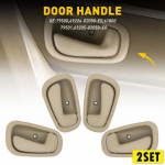 2Set Beige ide 2 Handles Door Left 2 For Right 1998-2002 Toyota Corolla Prizm