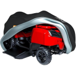 Heavy Duty Waterproof 420D Tractor Cover for Riding Lawn Mower Cover to 54 red