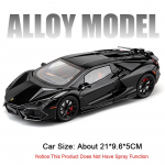 1:24 M&otilde;&otilde;tkava REVUELTO Miniatuurmudel M&auml;nguasi Spordiautod Sulamist Valatud Superautod Heli Valgus Uksed Avanevad T&otilde;mba Tagasi Lastele Kingitused