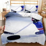 J&auml;&auml;hoki tekikott &Uuml;heinimese Hoki Spordim&auml;ngija Voodipesukomplekt Talvine &Auml;&auml;rmusspordi M&auml;ng Tekikoti Kate Komplekt Spordihalli Voodipesu EU Single(135*200cm)3pcs