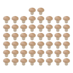 50 TK Mugav pudelikork Puidust veinikork Suletud pudelikork T-kujuline beige