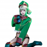 Maagilise T&uuml;druku Cosplay Kost&uuml;&uuml;m, Anime, Araga Kiwi Leopard, Roheline [Milky Time], (L) roheline