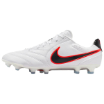 Nike Tiempo Ligera Pro FG Madal Valge Ere Punane Must Unisex Jalgpallisaapad HQ3158-106 41