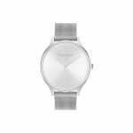 Calvin Klein CK Moodne Minimalistlik Topeltn&otilde;el P&auml;ikesekiir Valge sihverplaat Milanosest rihm Kvartsikell Naiste kellad 25200001 Regular Watch Box,White Dial 25200001