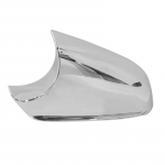 For Tesla Model S 2014- Silver Chrome Car Side Door Wing Cover Rear View Mirror Lower Housing Holder caps Replacement Left