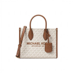 Michael Kors MK Mirella 19 Klassikaline T&auml;hetr&uuml;kiga Logo T&otilde;mblukuga Suletav Kaetud L&otilde;uend K&auml;es Hoitav &Otilde;la-Crossbody Kott V&auml;ikesed Naiste Kotid 35F2G7ZC5B-150 Small