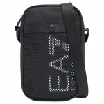 Emporio Armani T&otilde;mblukuga Sulgemine T&auml;helogo Pol&uuml;ester &Uuml;he &Otilde;la Crossbody Kott Unisex Kotid Must 7X000633AF23097UC001 Basic Set (Bag+Dust Bag)