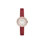 Emporio Armani K&auml;ekell Kvartsmehhanism Nahkrihm 30 mm Valge sihverplaat 30 m Veekindel Naiste kellad AR11532 Regular Watch Box