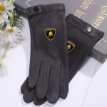 Moodne autologo S&uuml;gis-talvised soojad puutetundlikud kindad Tuulekindlad Lamborghini Urus Huracan Aventadorile Lisatarvikud