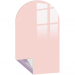 Magnetiline kriitahvel Kriitahvli kleebis Magnetiline seinakleebis pink