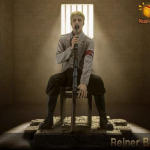 R&uuml;nnak Titanile: Shingeki no Kyojin Reiner Braun Toolistseen Kuju P&uuml;stol Suus Asend Anime Kogutav Kuju M&auml;nguasjad Armsad Kingitused No box