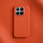 Melkco 100% Ehtne Nahast &Uuml;mbris Xiaomi 15T Pro jaoks Luksuslik Lehma Nahast Kate &Auml;riline Litchi Mustriga Mobiiltelefoni Kaitse&uuml;mbrised for Xiaomi 15T Pro oranž