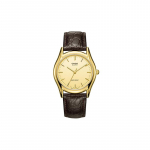 Casio CASIOSTANDARD seeria lihtne veekindel kvartskell Jaapani ja Korea kellad meeste kellad kuldne sihverplaat MTP-1094Q-9A kuld